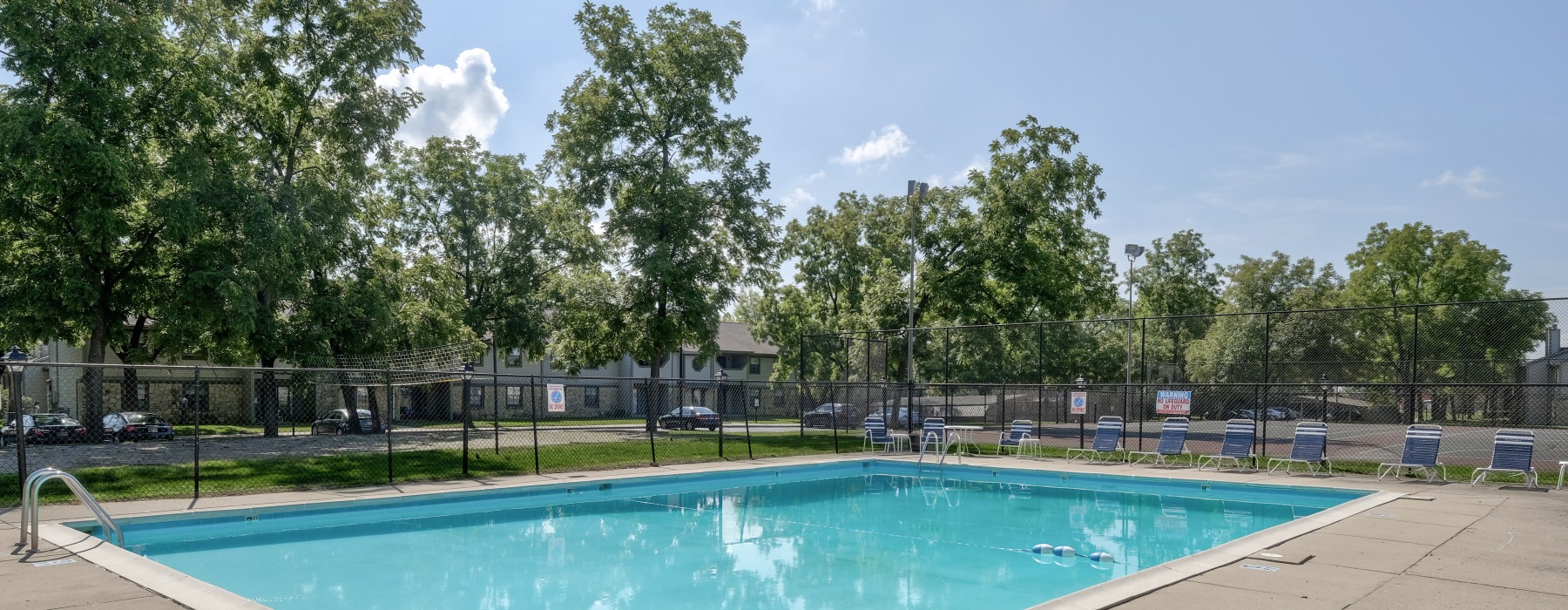 Swimming pool with sundeck